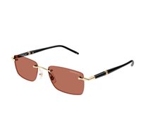 Sonnenbrille  Montblanc Herr MB0344S007-GOLD-BLACK-ORANGE54 - MB0344S007-GOLD-BLACK-ORANGE54